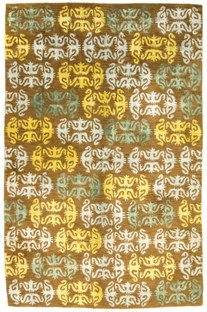 Designer Teppich 263 x 181 cm Teppich Wohnzimmer