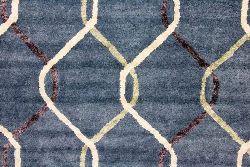 Designer Teppich 240 x 153 cm Wohnzimmer Teppich