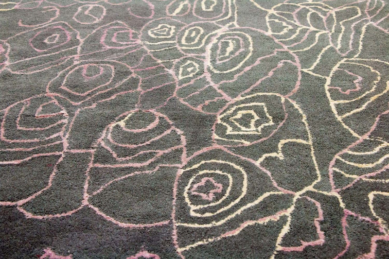 Designer Teppich 244 x 152 cm Teppich Wohnzimmer