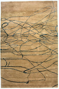 Tappeto di design - 243 x 152 cm - beige