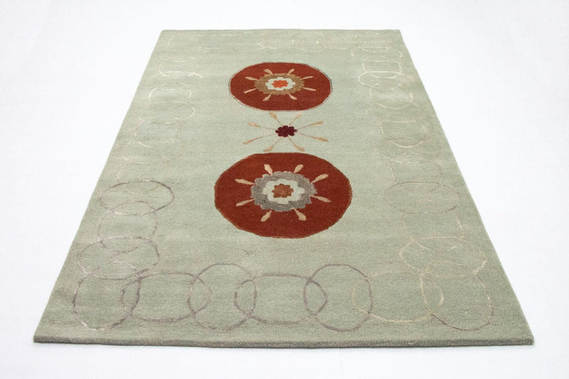 Designer Teppich 239 x 150 cm Teppich Wohnzimmer