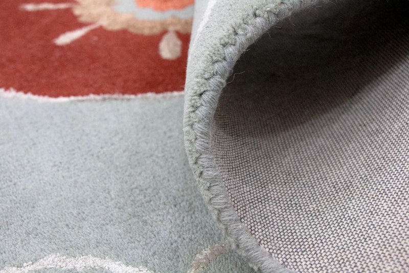 Designer Teppich 239 x 150 cm Teppich Wohnzimmer