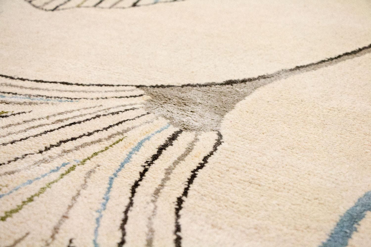 Designer Teppich 243 x 151 cm Wohnzimmer Teppich
