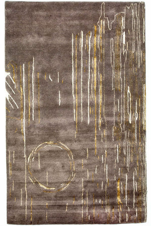 Designer Teppich 242 x 151 cm Wohnzimmer Teppich