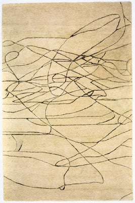 Designer Teppich 239 x 152 cm Wohnzimmer Teppich