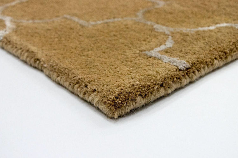 Wollteppich 243 x 156 cm Teppich Wohnzimmer