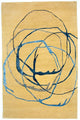 Designer Teppich 241 x 154 cm Wohnzimmer Teppich