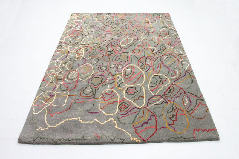 Designer Teppich 241 x 153 cm Teppich Wohnzimmer