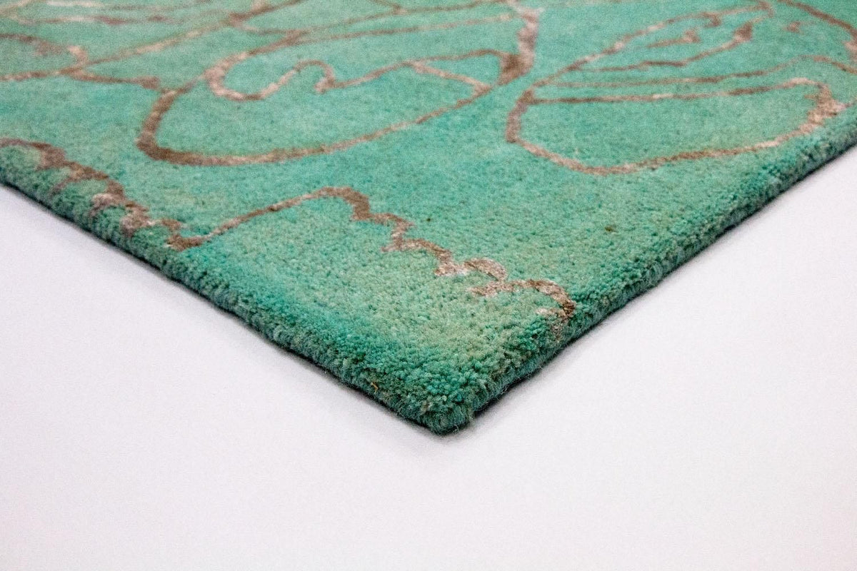 Designer Teppich 244 x 153 cm Wohnzimmer Teppich