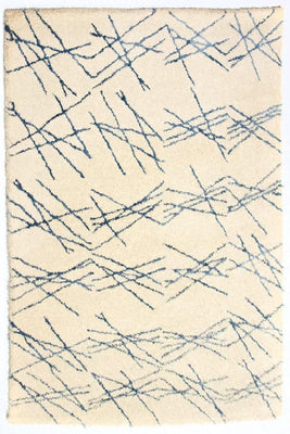 Designer Teppich 197 x 138 cm Teppichbrücke