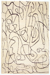 Tappeto di design - 243 x 153 cm - beige