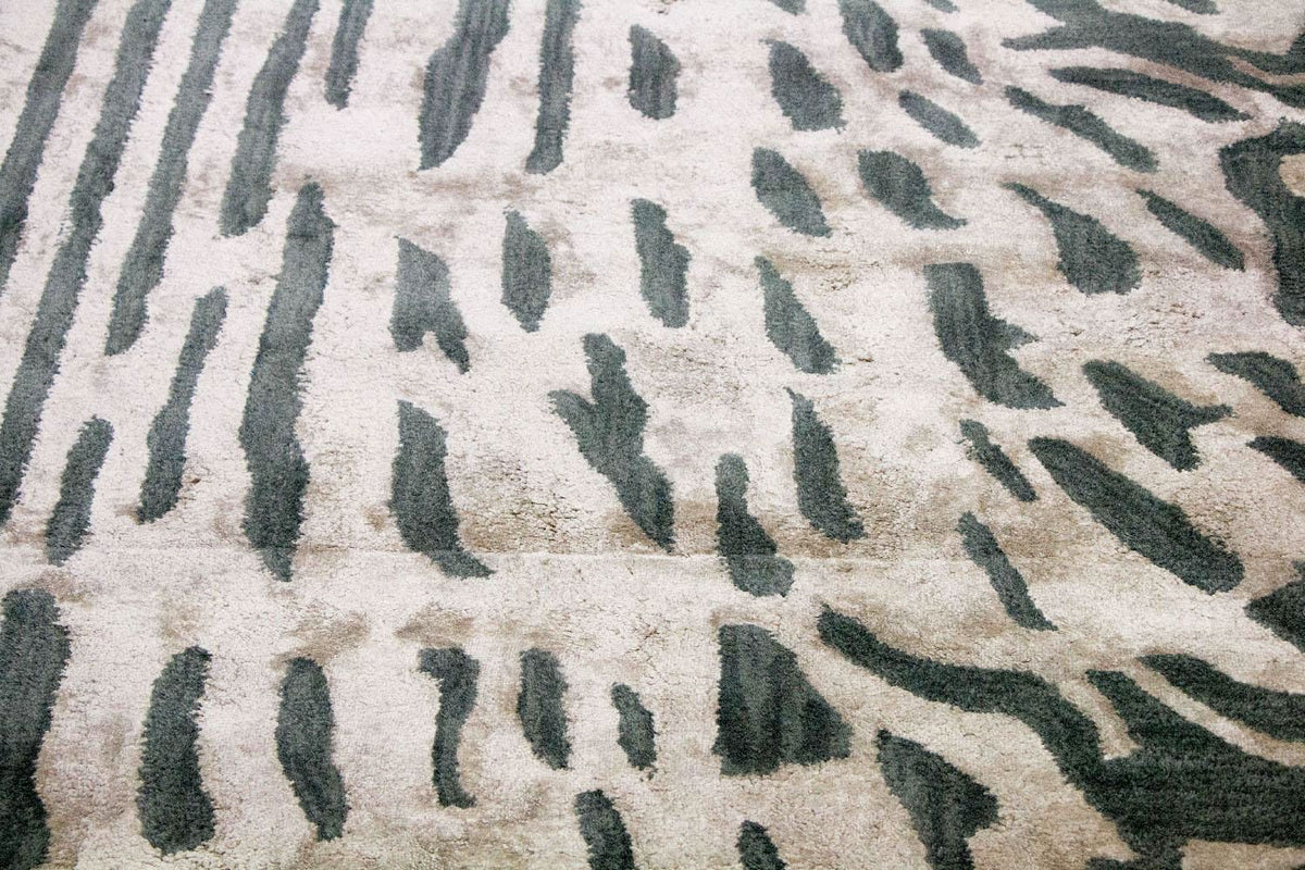 Designer Teppich 241 x 152 cm Wohnzimmer Teppich