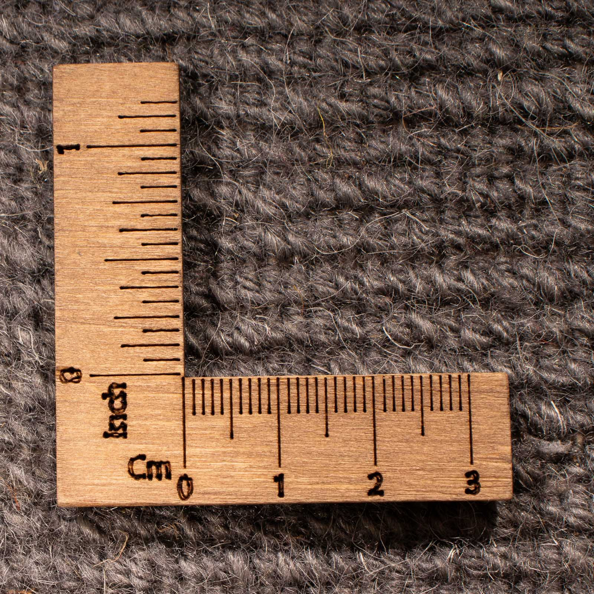 Nepal Teppich 120 x 60 cm - grau