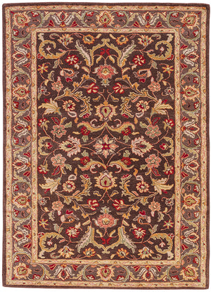Wollteppich - 300 x 240 cm - dunkelbeige