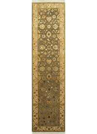 Tappeto corsia Tappeto di lana - 300 x 75 cm - verde