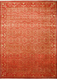 Tapis en laine - 395 x 295 cm - orange