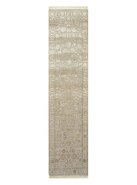 Tapis de couloir Tapis en laine - 240 x 75 cm - crème