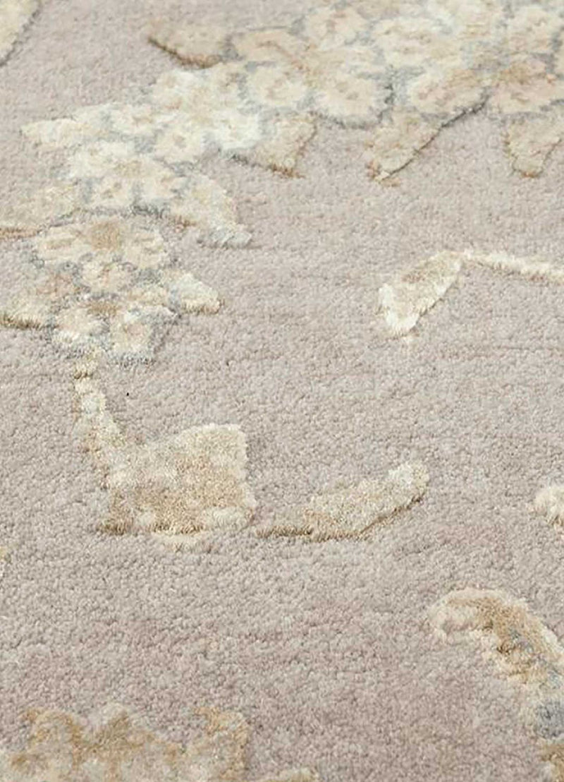 Wollteppich - 300 x 240 cm - hellgrau