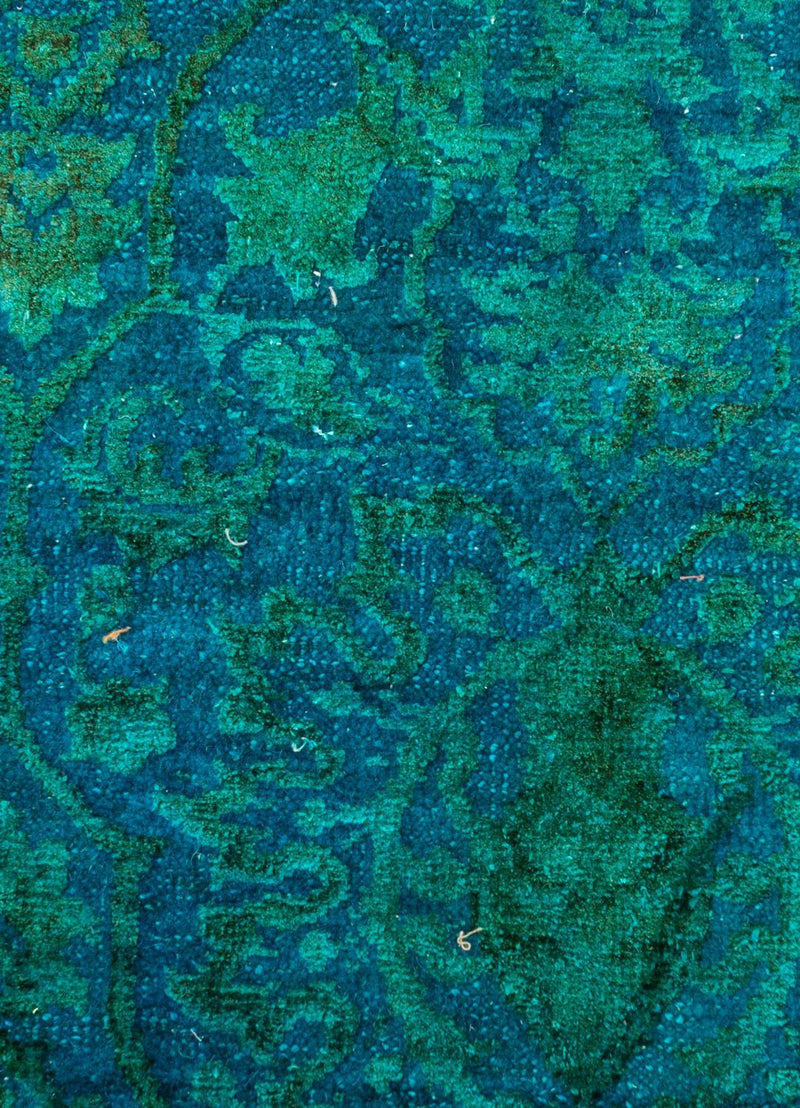 Wollteppich - 300 x 240 cm - petrolblau