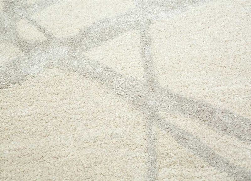 Wollteppich - 240 x 150 cm - creme