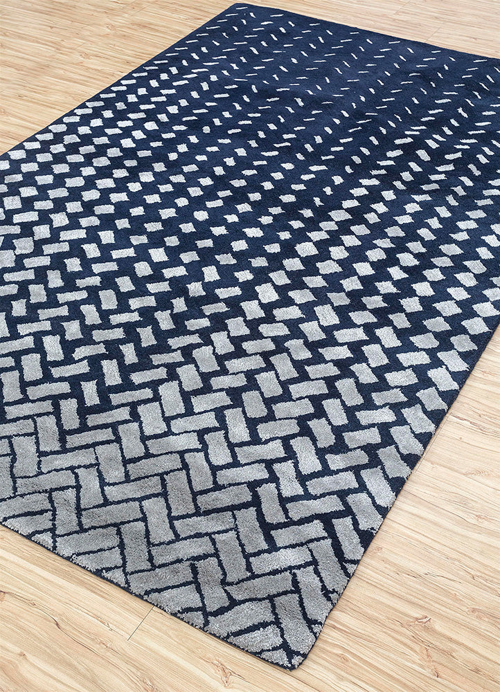 Wollteppich - 60 x 90 cm - mehrfarbig