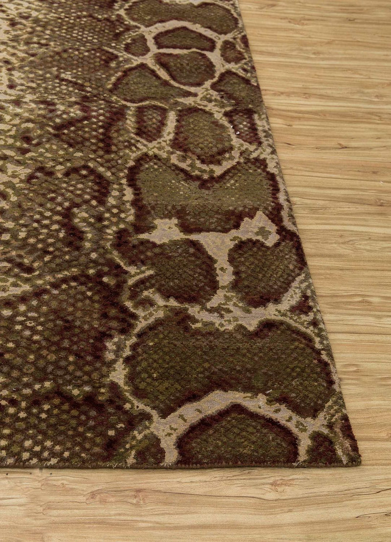 Wollteppich - 300 x 240 cm - braun