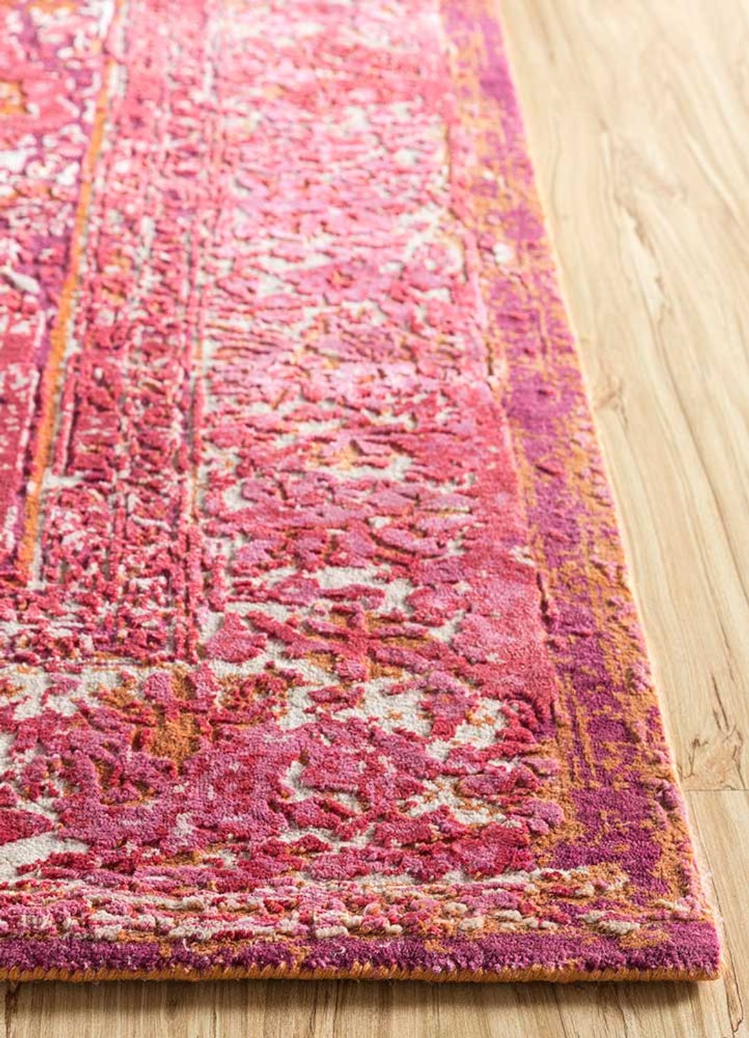 Wollteppich - 300 x 240 cm - hellrot