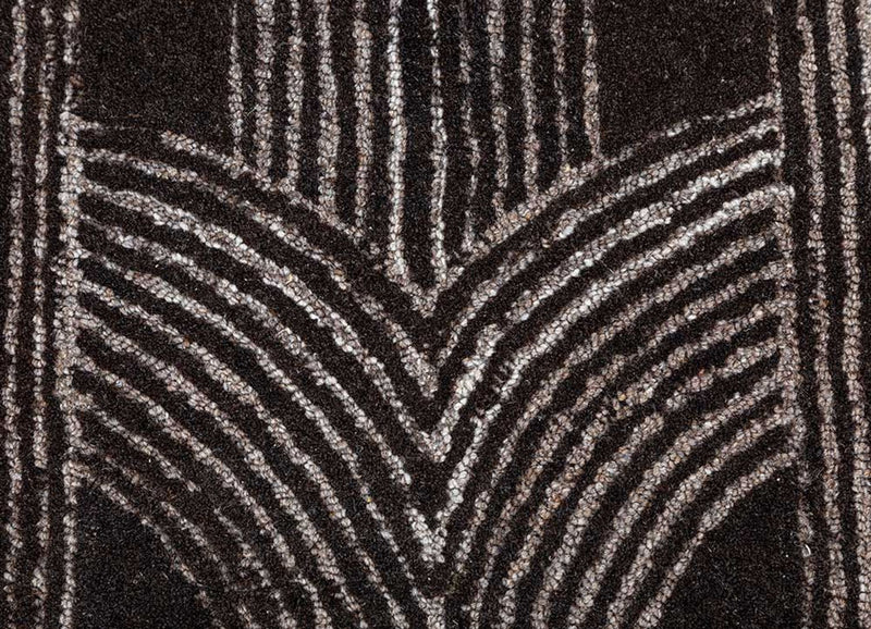 Wollteppich - 240 x 150 cm - taupe