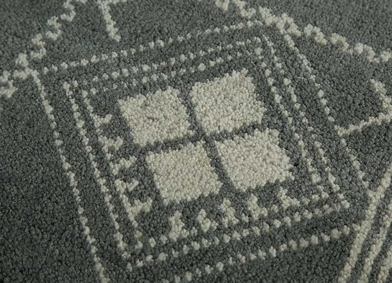 Wollteppich - 240 x 150 cm - taupe