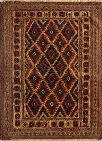 Tappeto di lana quadrato  - 120 x 120 cm - oro