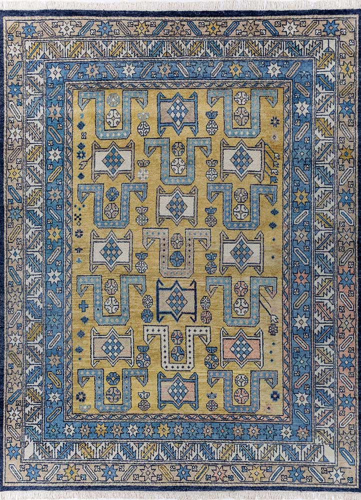 Wollteppich - 240 x 300 cm - mehrfarbig