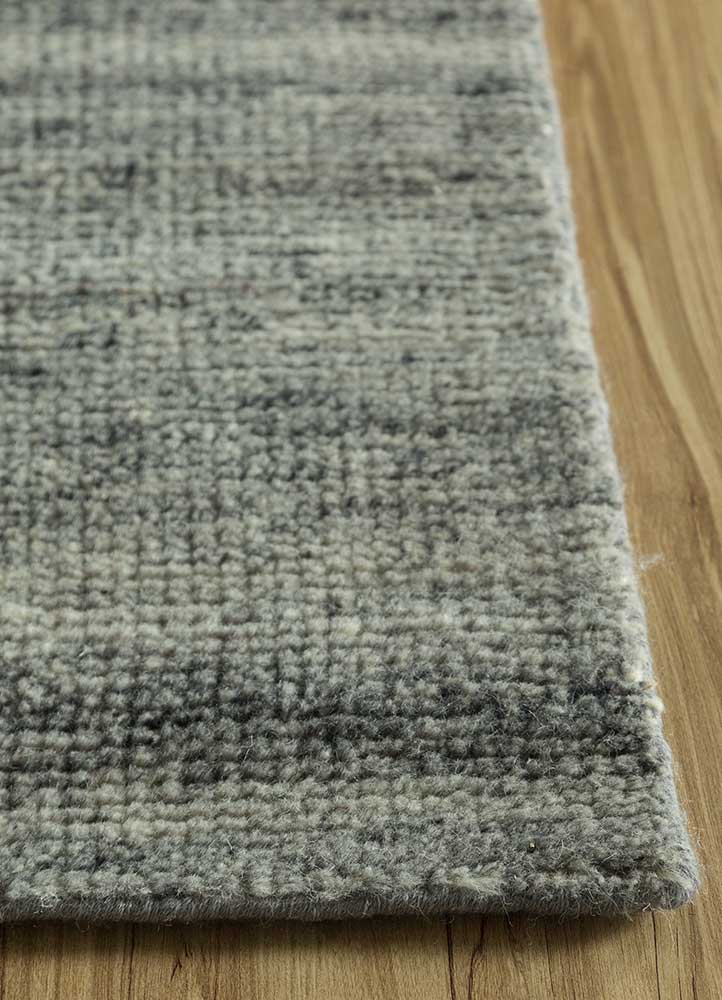 Wollteppich - 240 x 150 cm - dunkelgrün