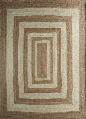 Sisalteppich - 240 x 150 cm - mehrfarbig