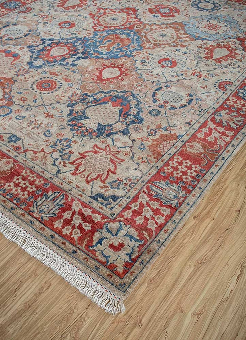 Wollteppich - 300 x 240 cm - orange