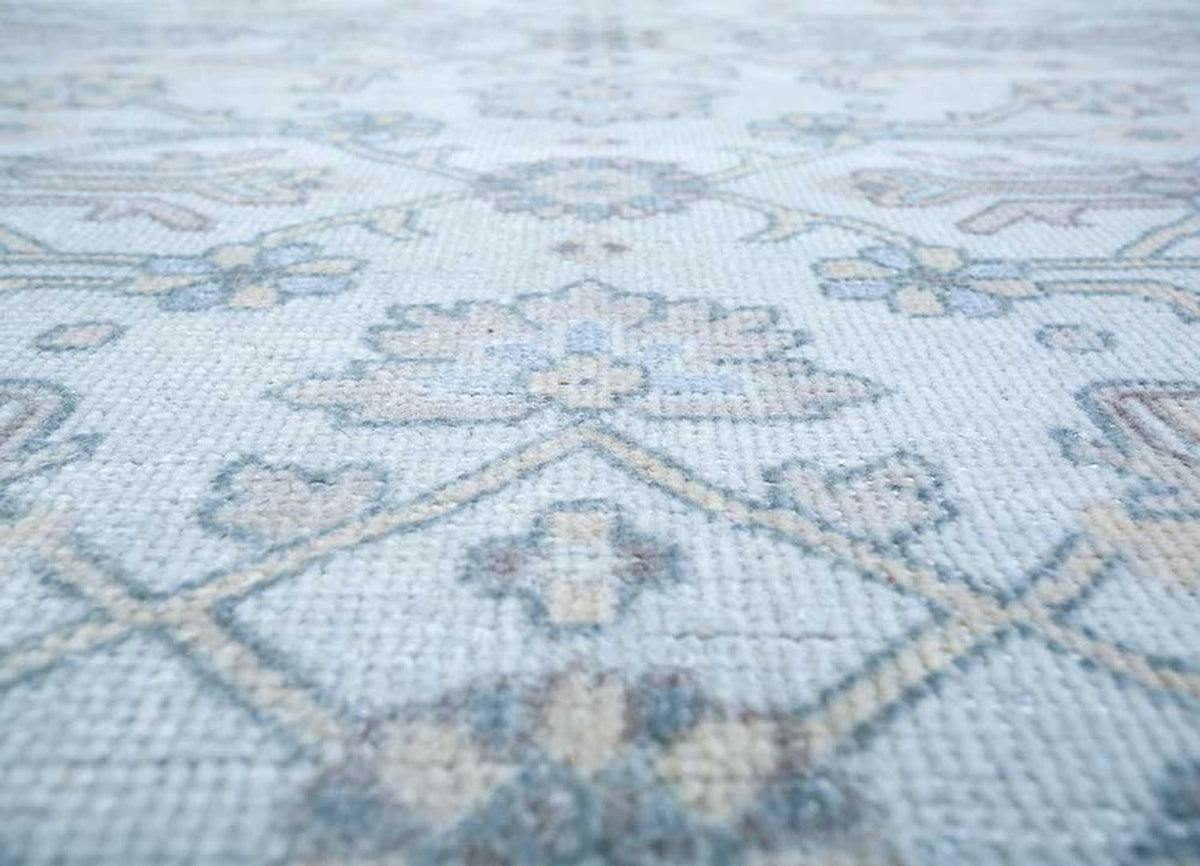 Wollteppich - 300 x 240 cm - hellgrau