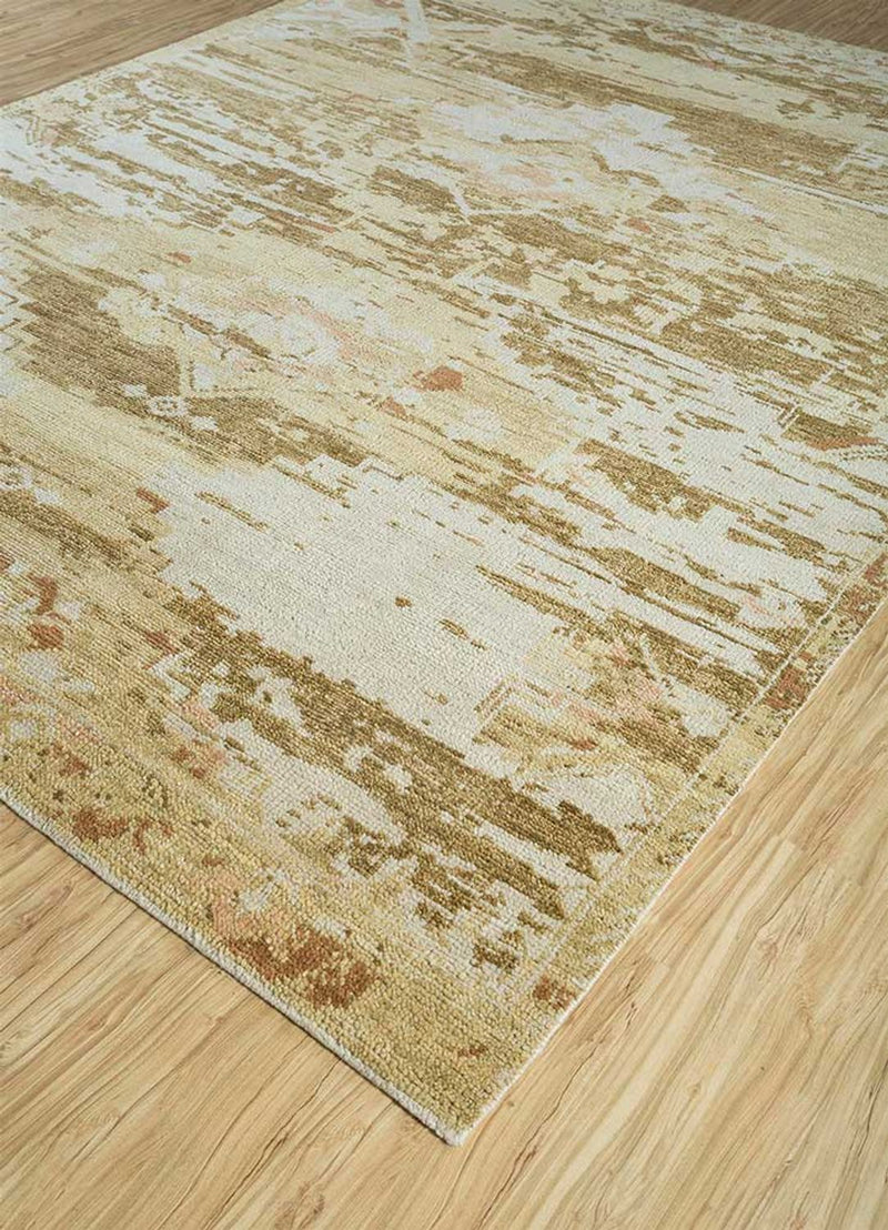 Wollteppich - 300 x 240 cm - dunkelbeige