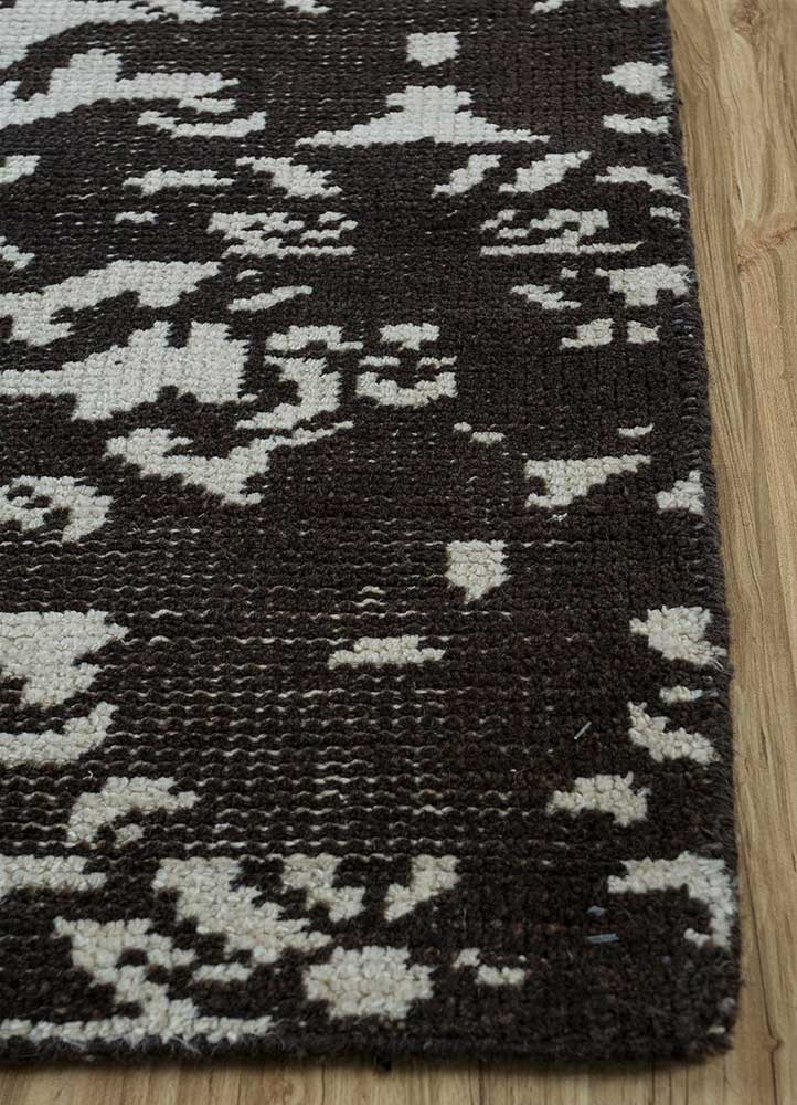 Wollteppich - 240 x 150 cm - gold