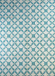 Wollteppich - 300 x 240 cm - türkis