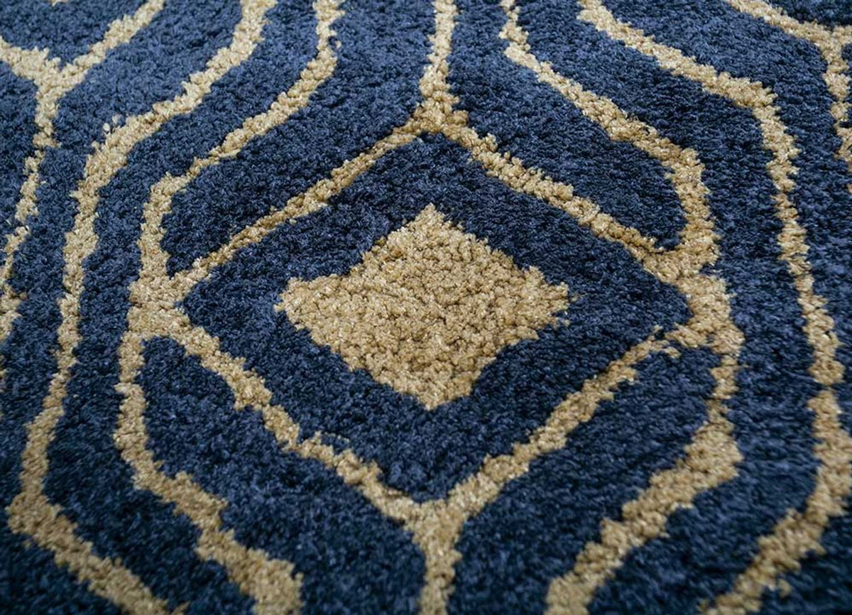 Teppich - 240 x 150 cm - dunkelblau