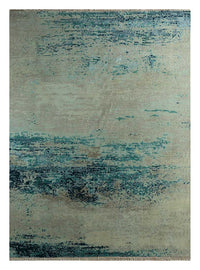 Tapis en laine - 300 x 240 cm - bleu