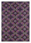 Sisalteppich - 270 x 180 cm - lila