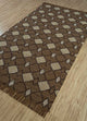 Wollteppich - 240 x 150 cm - braun
