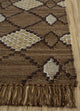 Wollteppich - 240 x 150 cm - braun