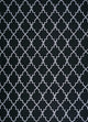 Tapis en laine - 375 x 270 cm - noir et blanc
