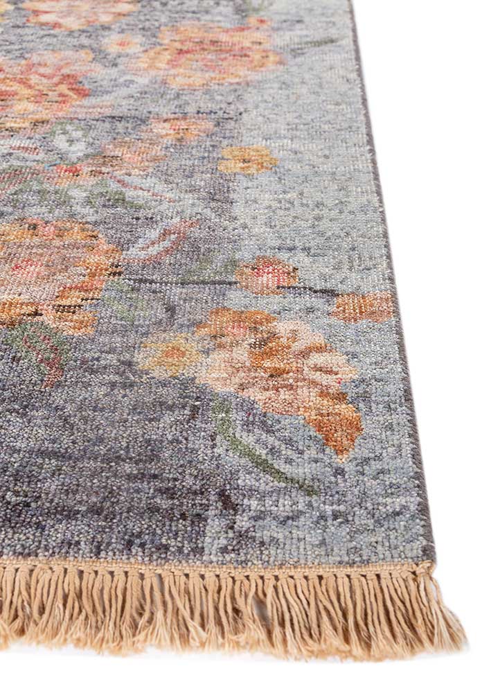 Wollteppich - 90 x 60 cm - mehrfarbig