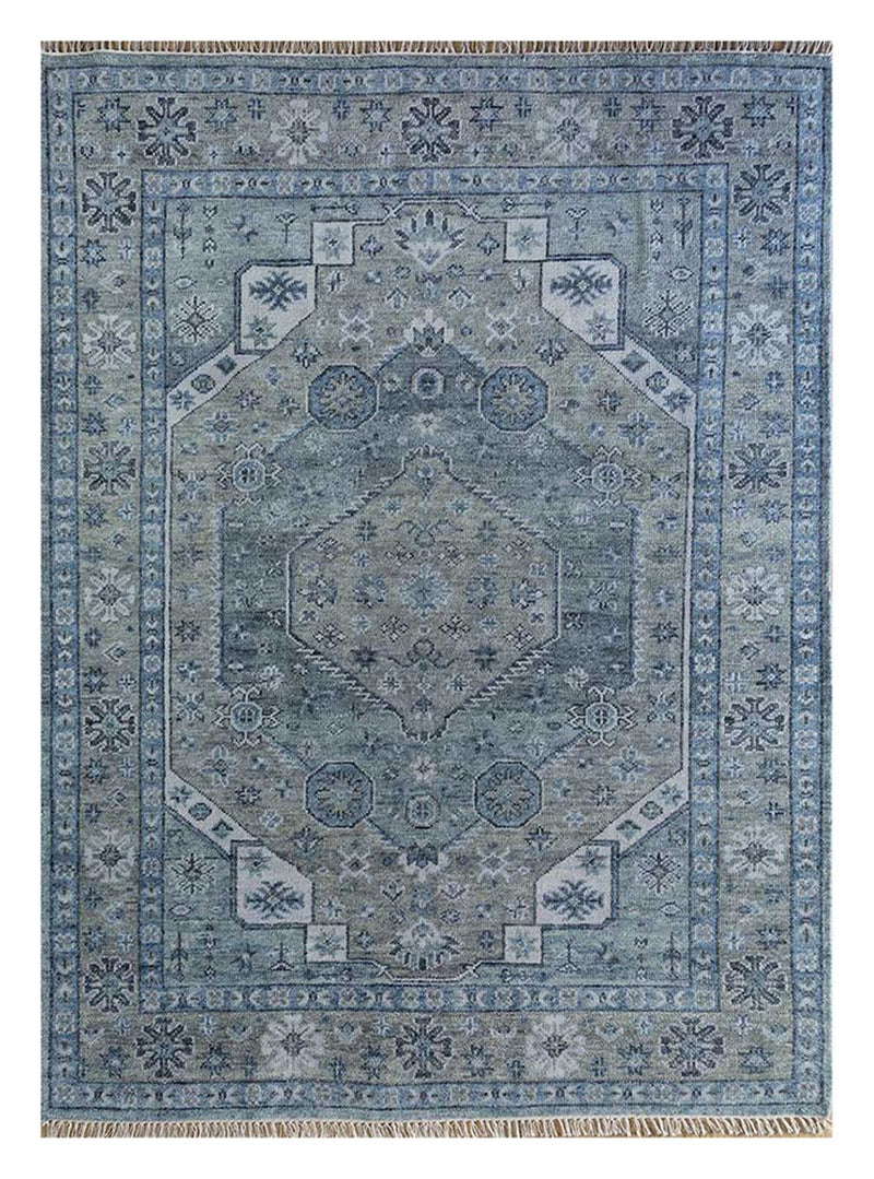 Wollteppich - 300 x 200 cm - dunkelblau