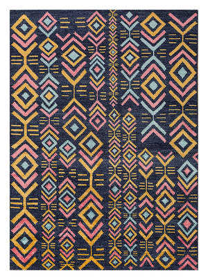 Wollteppich - 300 x 200 cm - blau