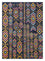 Wollteppich - 300 x 200 cm - blau