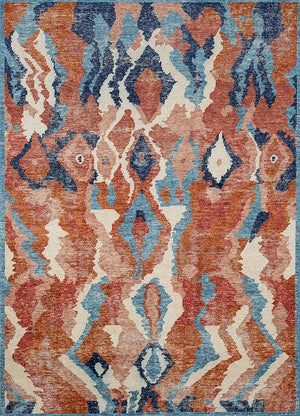 Wollteppich - 300 x 200 cm - orange