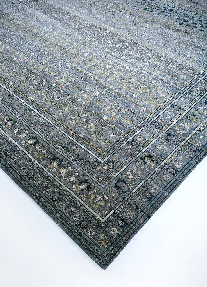 Wollteppich - 300 x 240 cm - grau